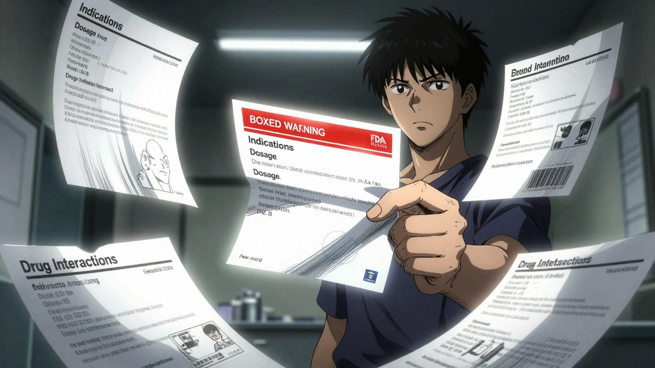 How to Read FDA Drug Labels: Understanding Key Information Sections