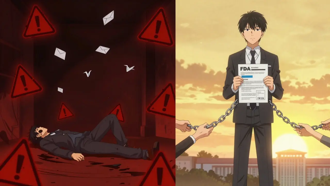 Split scene: person in danger from ignored warnings vs. person empowered by awareness.